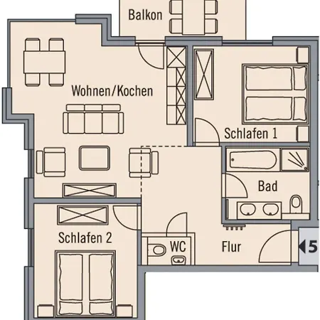 Apartament Brise Neubauvilla Estrelia App 05
